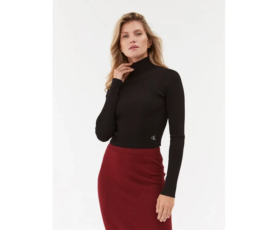 obrazek 1 Calvin Klein Jeans Golf J20J222722 Czarny Slim Fit