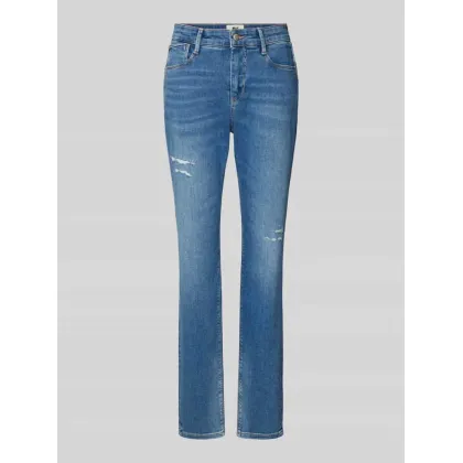 Zdjęcie Jeansy o kroju slim fit z efektem znoszenia model ‘California’