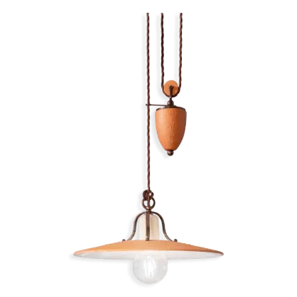 Zdjęcie Luksusowa włoska lampa wisząca vintage