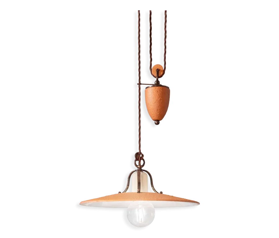 obrazek 1 Luksusowa włoska lampa wisząca vintage