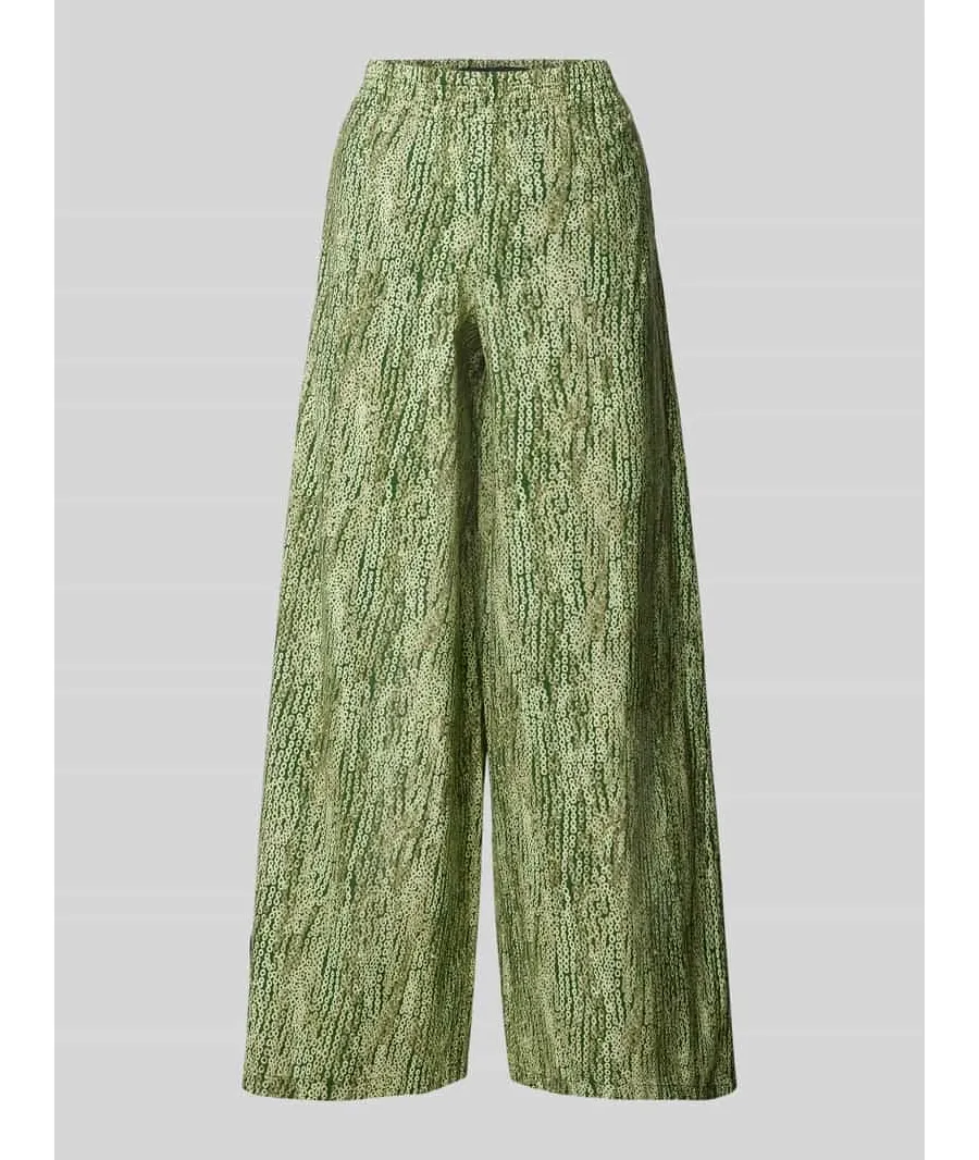 obrazek 1 Spodnie materiałowe ze wzorem na całej powierzchni model ‘CEILING’