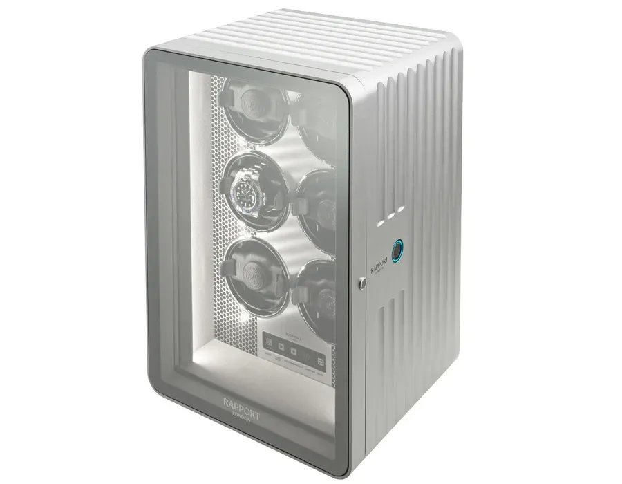 obrazek 6 Srebrny rotomat do 6 zegarków