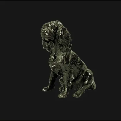 Zdjęcie Metalowa rzeźba angielskiego Spaniela