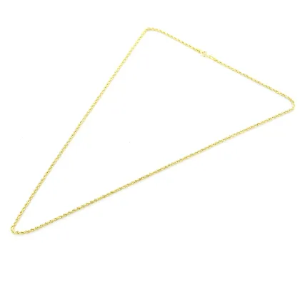 Zdjęcie Łańcuszek unisex z żółtego złota (45 cm)