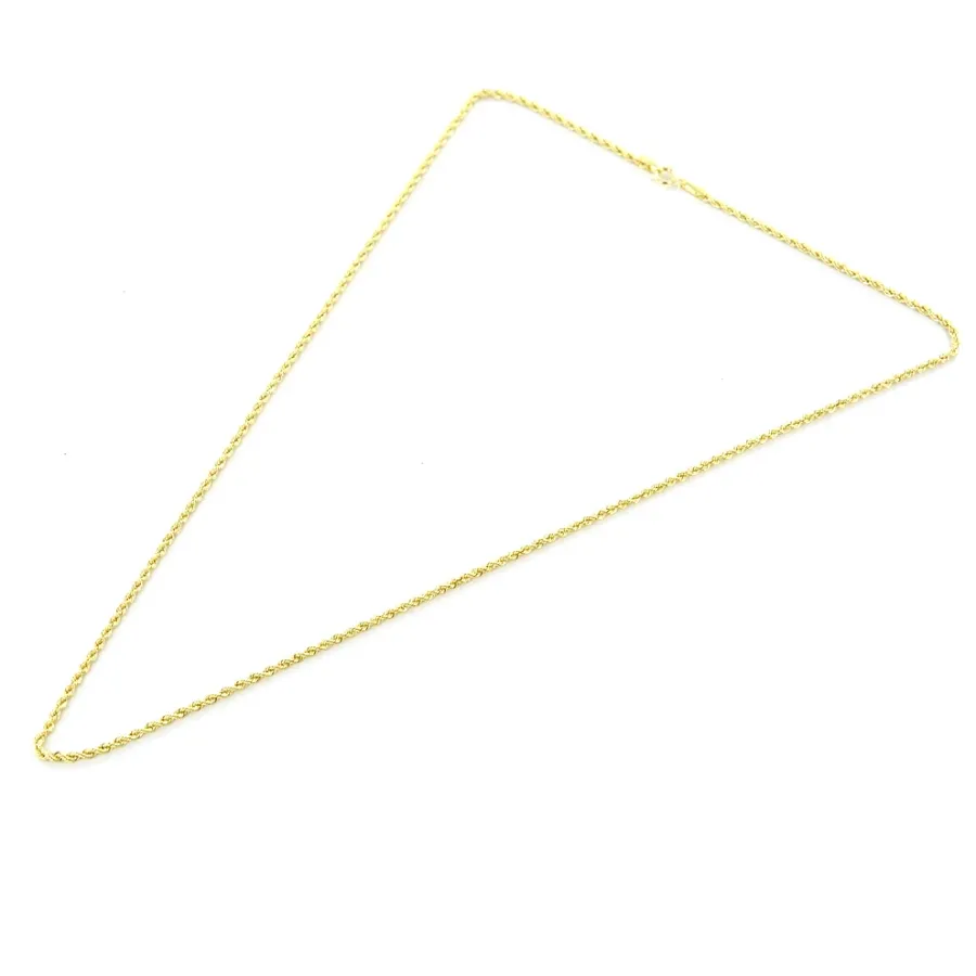 obrazek 1 Łańcuszek unisex z żółtego złota (45 cm)
