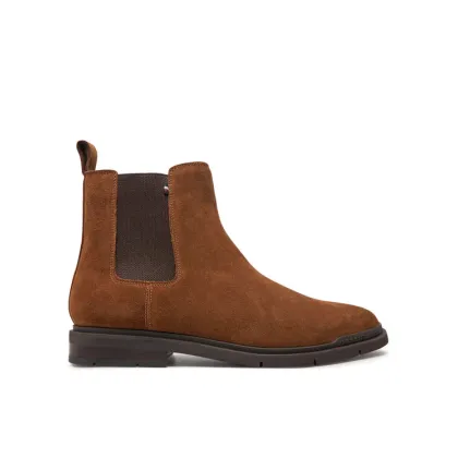 Zdjęcie Tommy Hilfiger Sztyblety Flexible Hilfiger Suede Chelsea FM0FM05102 Brązowy