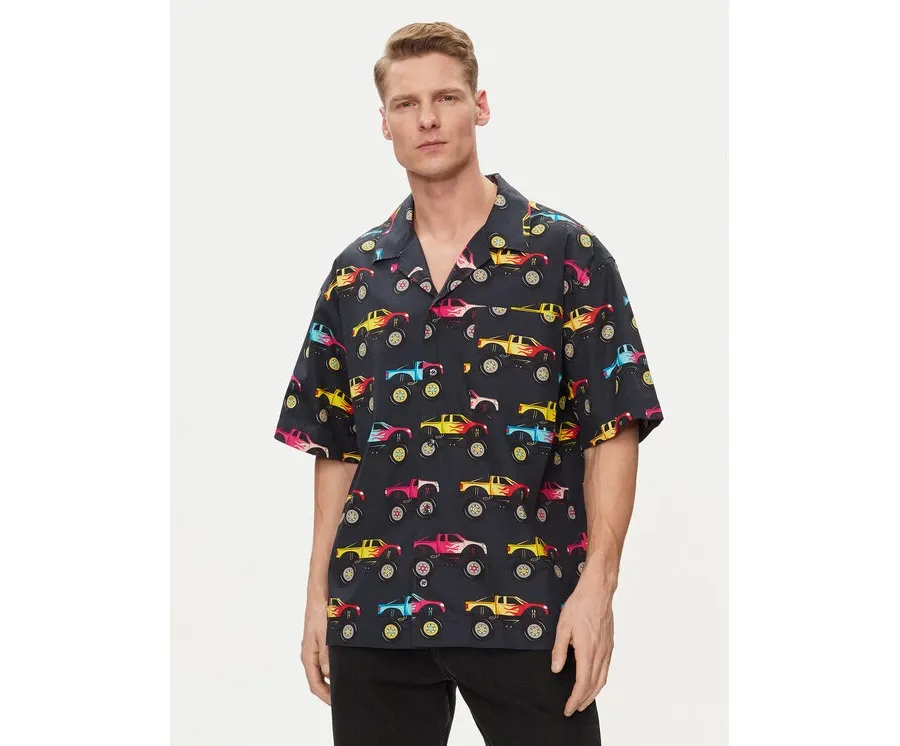 obrazek 1 Hugo Koszula Egeeno 50514182 Czarny Oversize HUGO