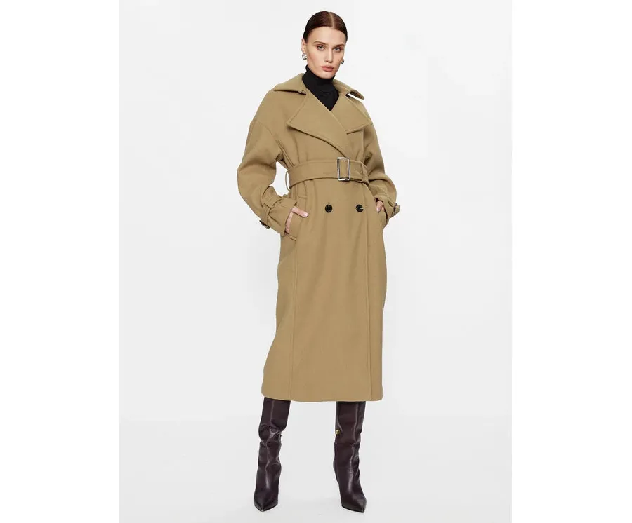 obrazek 1 MICHAEL Michael Kors Płaszcz przejściowy 77C6316M12 Beżowy Regular Fit