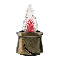 Picture Bronze lamp for tombstones - glitter finish