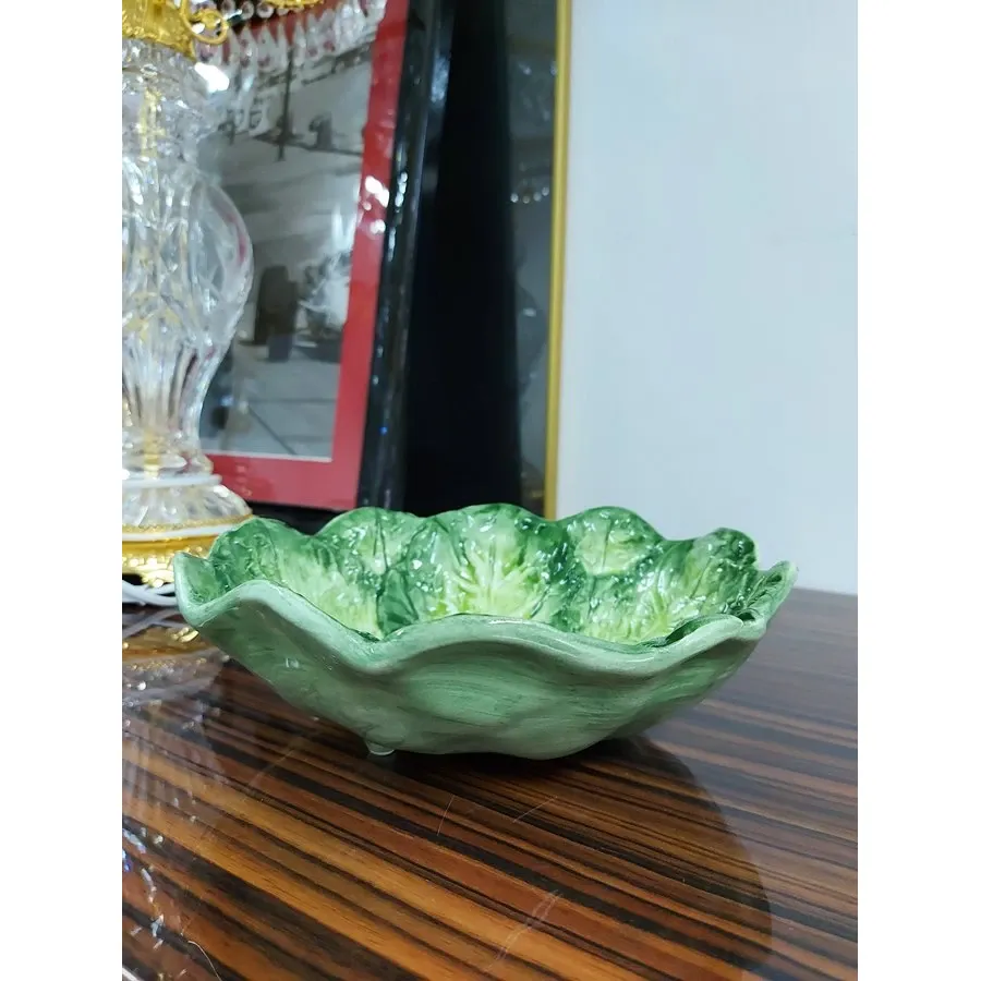 obrazek 6 Ceramiczna mała miska w formie liścia kapusty - Le Ceramiche