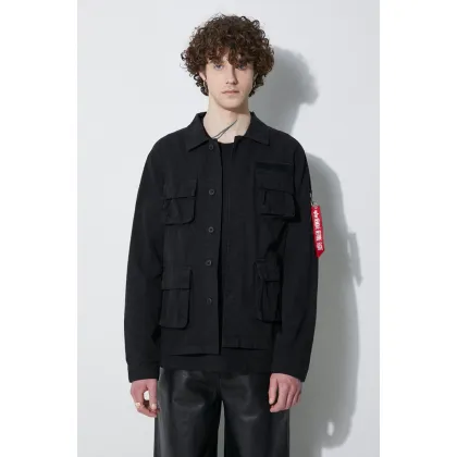 Zdjęcie Alpha Industries kurtka Ripstop Cargo męska kolor czarny przejściowa 136123