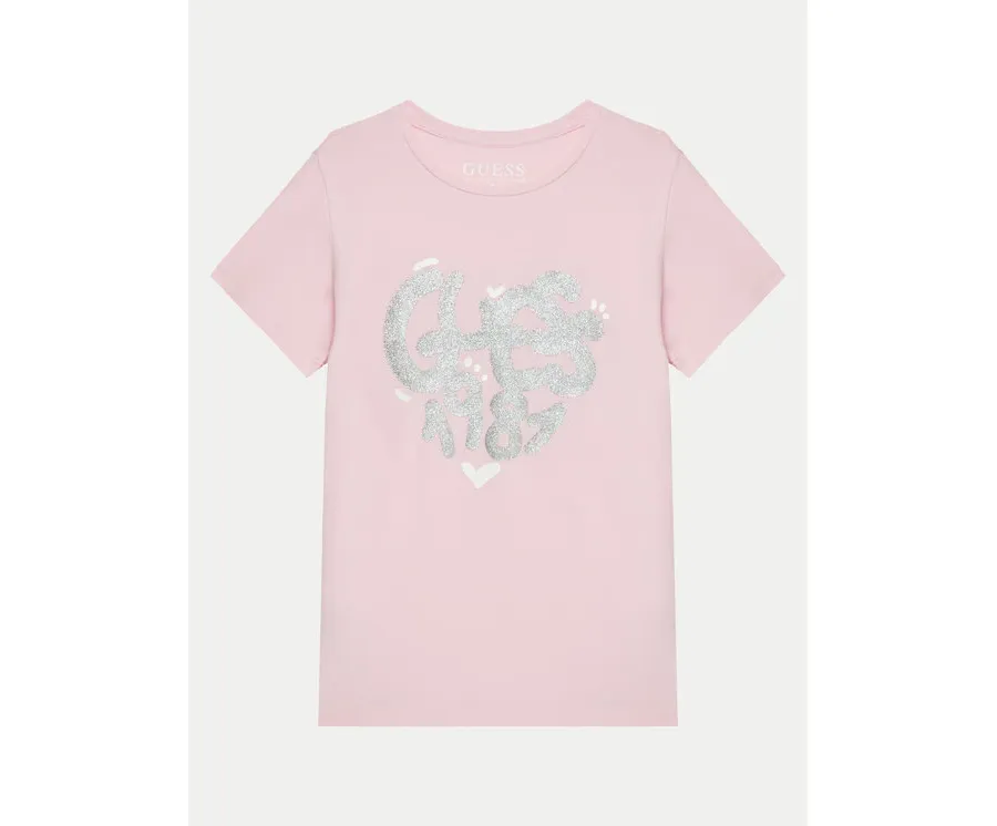 obrazek 1 Guess T-Shirt K5RI02 K6YW4 Różowy Regular Fit