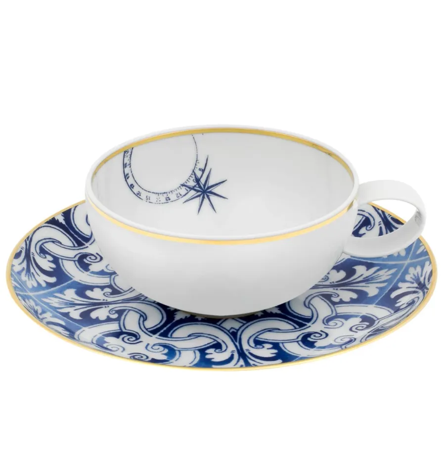 obrazek 5 Duży porcelanowy zestaw do kawy z wyjątkowej kolekcji Transatlântica - Vista Alegre