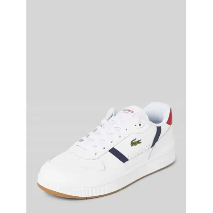 Zdjęcie Sneakersy skórzane z wyhaftowanym logo