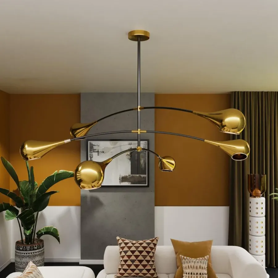 obrazek 4 Piękna lampa sufitowa vntage