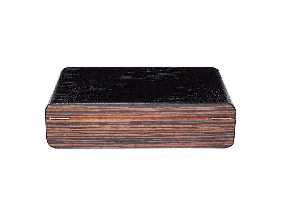 obrazek 5 Drewniane pudełko kolekcjonerskie na dziesięć zegarków