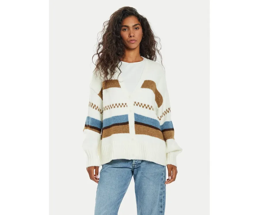 obrazek 1 Vans Kardigan Valerie VN000HJB Beżowy Loose Fit
