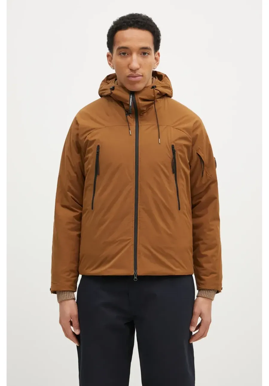 obrazek 1 C.P. Company kurtka Pro-Tek Padded Hooded Jacket męska kolor brązowy przejściowa 17CMOW014A004117A