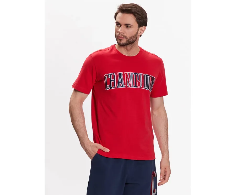 obrazek 1 Champion T-Shirt Bookstore 218512 Czerwony Regular Fit