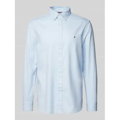 Zdjęcie Tommy Hilfiger Koszula Flex Dobby MW0MW37578 Błękitny Slim Fit