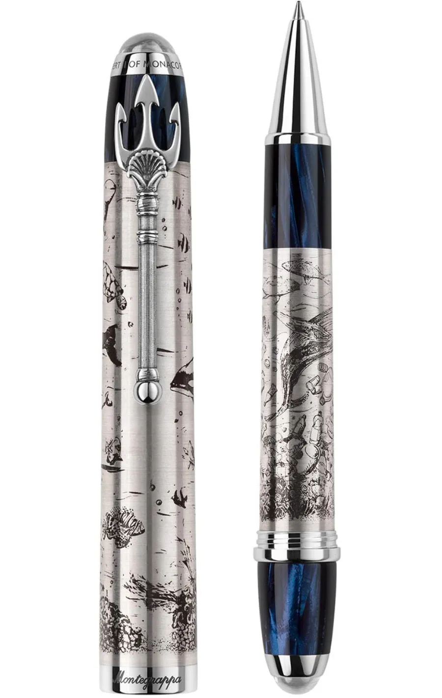 obrazek 1 Designerskie pióro kulkowe Fondation Prince Albert II De Monaco Ocean