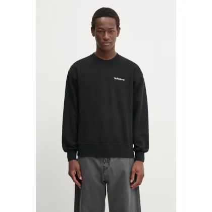 Zdjęcie No Problemo bluza bawełniana Mini Problemo Crew Neck Sweat kolor czarny z nadrukiem NP20009.02