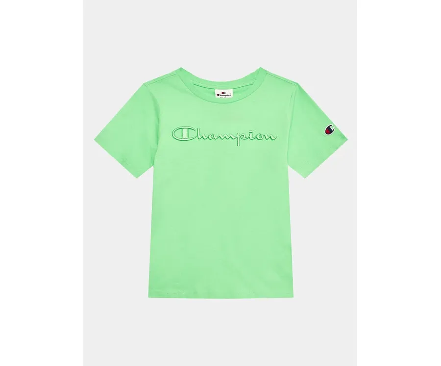 obrazek 1 Champion T-Shirt 306349 Zielony Regular Fit