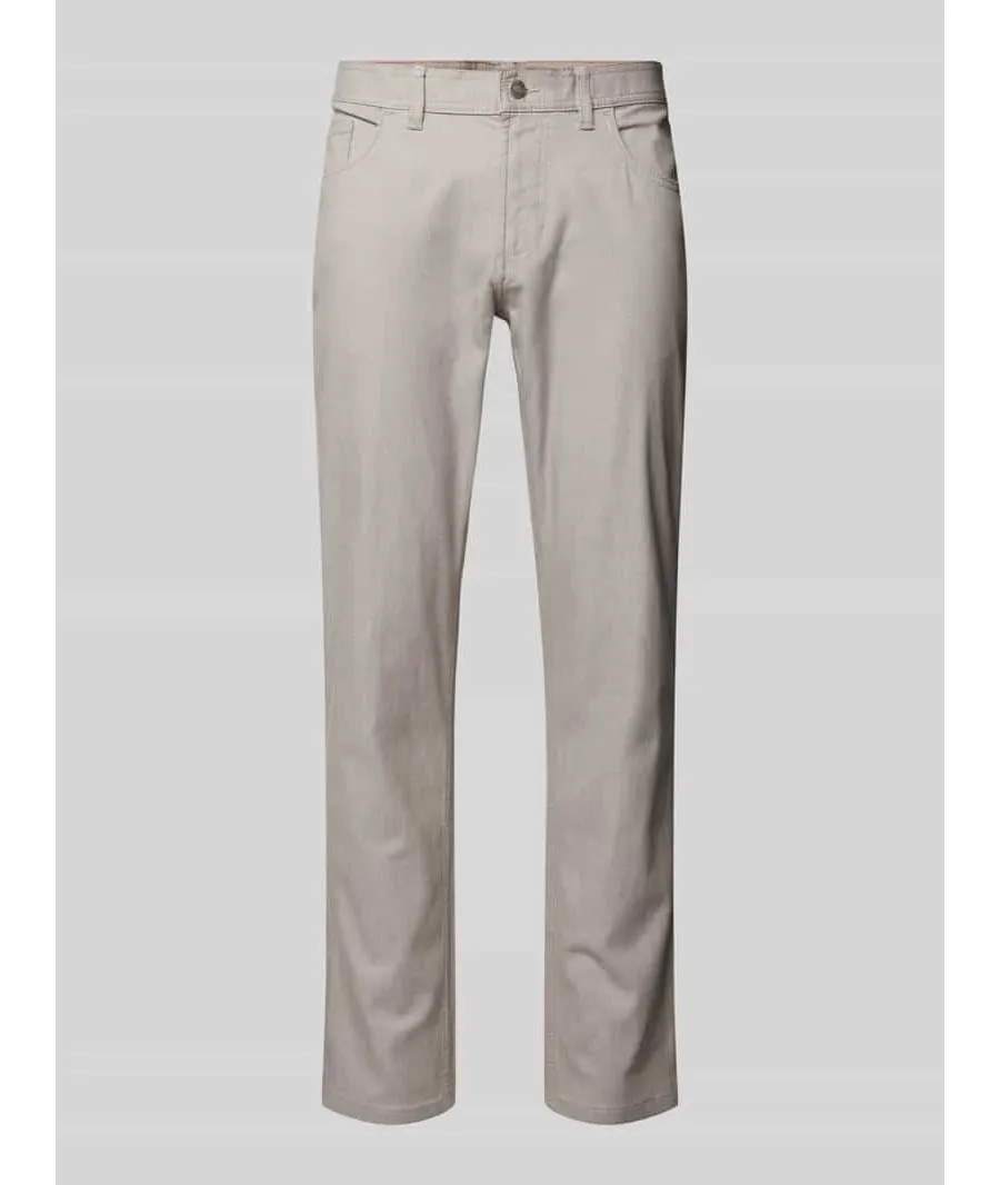 obrazek 1 Spodnie o kroju regular fit z dodatkiem bawełny