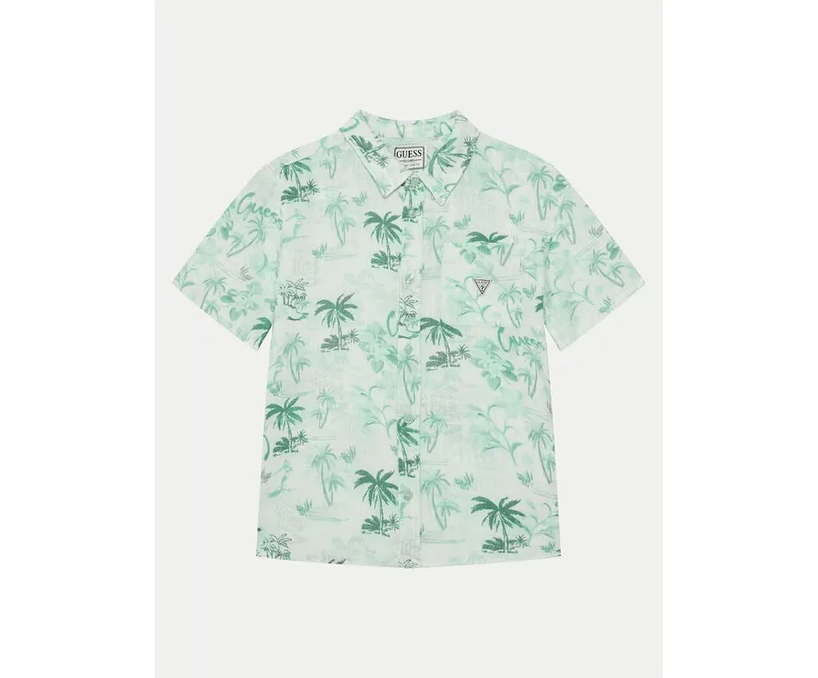 obrazek 1 Guess Koszula L5GH03 WFBT0 Zielony Regular Fit