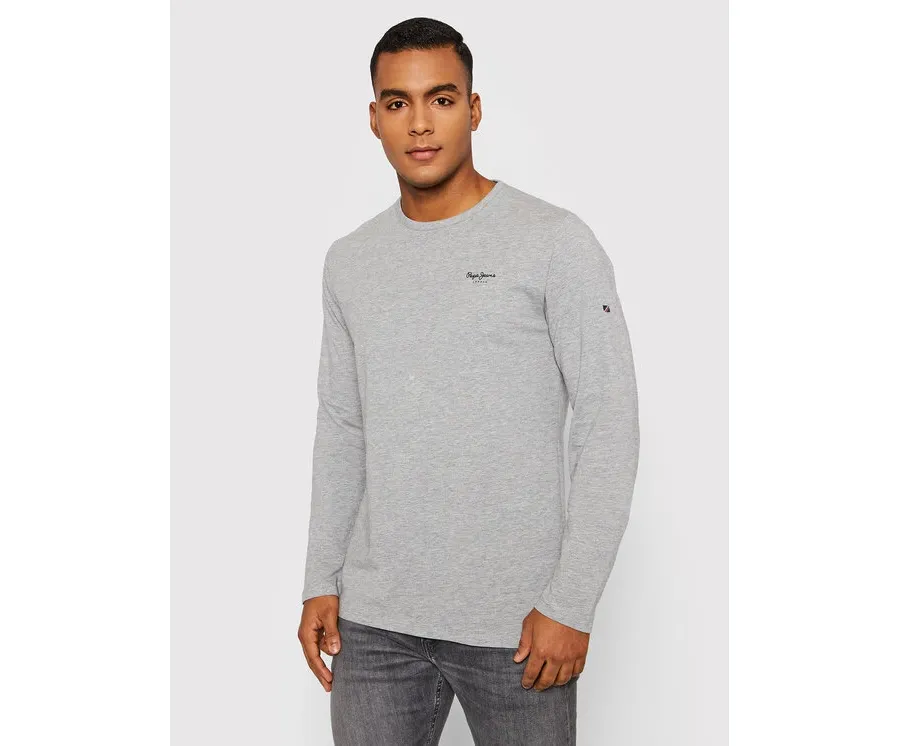 obrazek 1 Pepe Jeans Longsleeve Original Basic 2 Long N PM508211 Szary Slim Fit