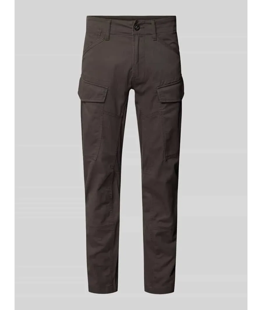 obrazek 1 Spodnie cargo o kroju tapered fit ze szlufkami na pasek model ‘Rovic’
