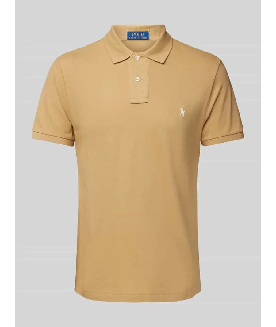 obrazek 1 Koszulka polo o kroju custom fit z czystej bawełny