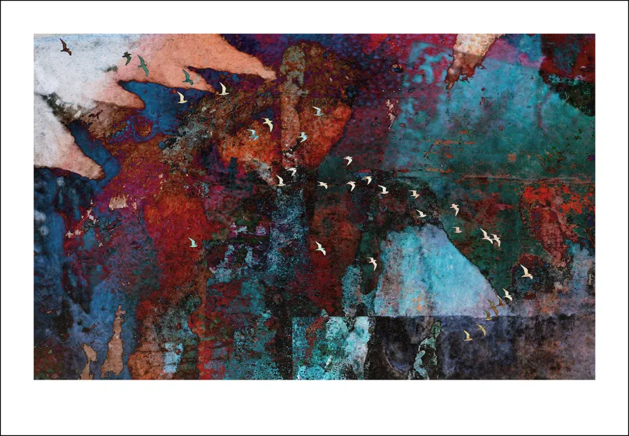 obrazek 1 Góry Smocze - grafika 111,8 x 77,7 cm