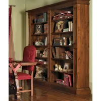 Picture Italian elegant shelf with two drawers - height 2 m