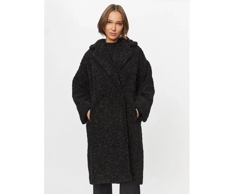 obrazek 1 Deha Kożuch D93551 Czarny Regular Fit