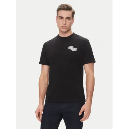 Zdjęcie KARL LAGERFELD T-Shirt A2M17040 Czarny Regular Fit