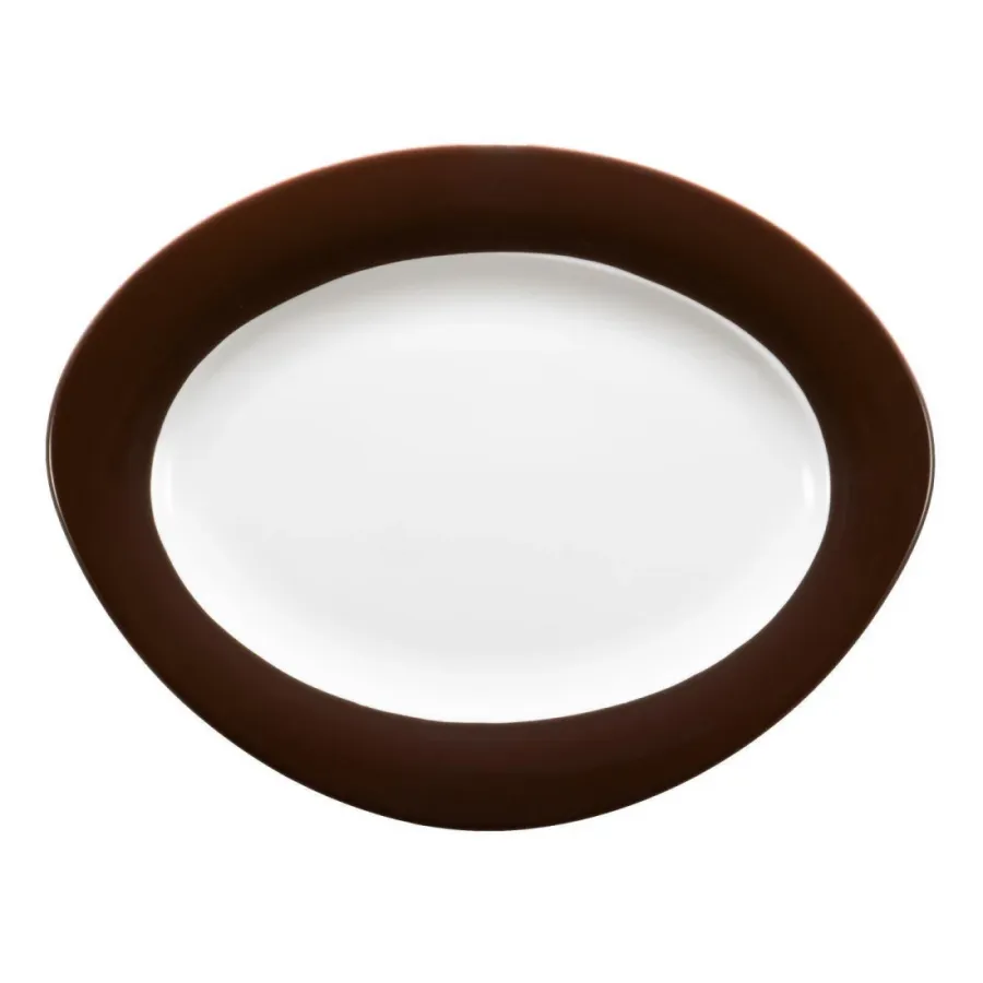 obrazek 1 Porcelanowy owalny półmisek 30,5x24 cm w stylu nowoczesnym - Seltmann Weiden