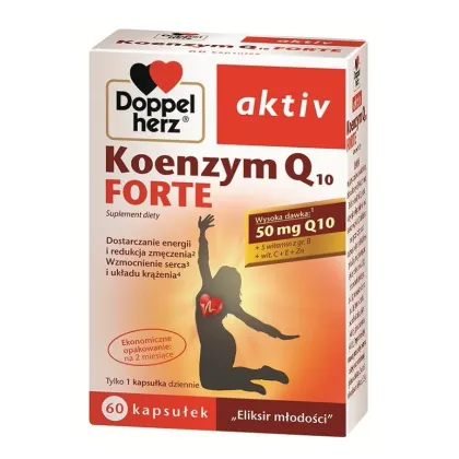 Zdjęcie Doppelherz Aktiv Koenzym Q10 Forte, Kapsułki DOPPELHERZ