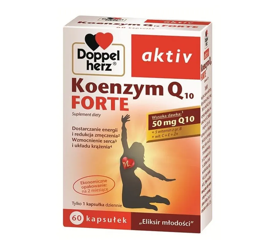 obrazek 1 Doppelherz Aktiv Koenzym Q10 Forte, Kapsułki DOPPELHERZ