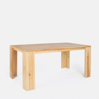 Zdjęcie Drewniany stół obiadowy w stylu skandynawskim – Porventura