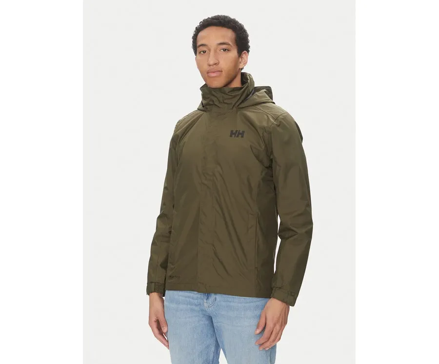 obrazek 1 Helly Hansen Kurtka przeciwdeszczowa Dubliner 62643 Khaki Regular Fit