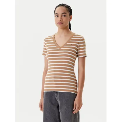 Zdjęcie Tommy Hilfiger T-Shirt New Cody WW0WW40584 Brązowy Slim Fit