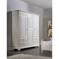 Picture A unique, lacquered wardrobe with 3 doors and 4 drawers - Zanini