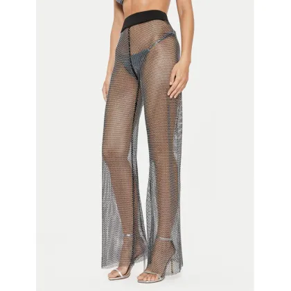 Zdjęcie Guess Spodnie materiałowe Net E4YB00 KCDW0 Czarny Regular Fit