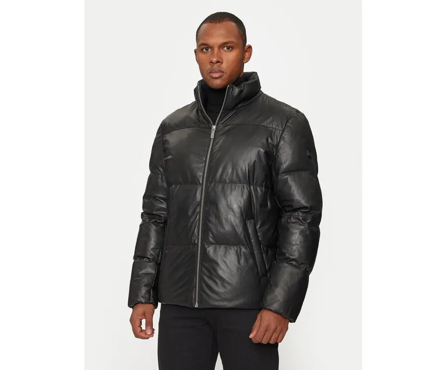 obrazek 1 KARL LAGERFELD Kurtka skórzana 555010 544415 Czarny Regular Fit
