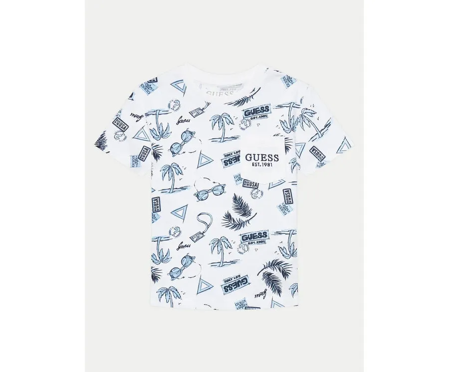 obrazek 1 Guess T-Shirt N5GI02 K8HM4 Kolorowy Regular Fit