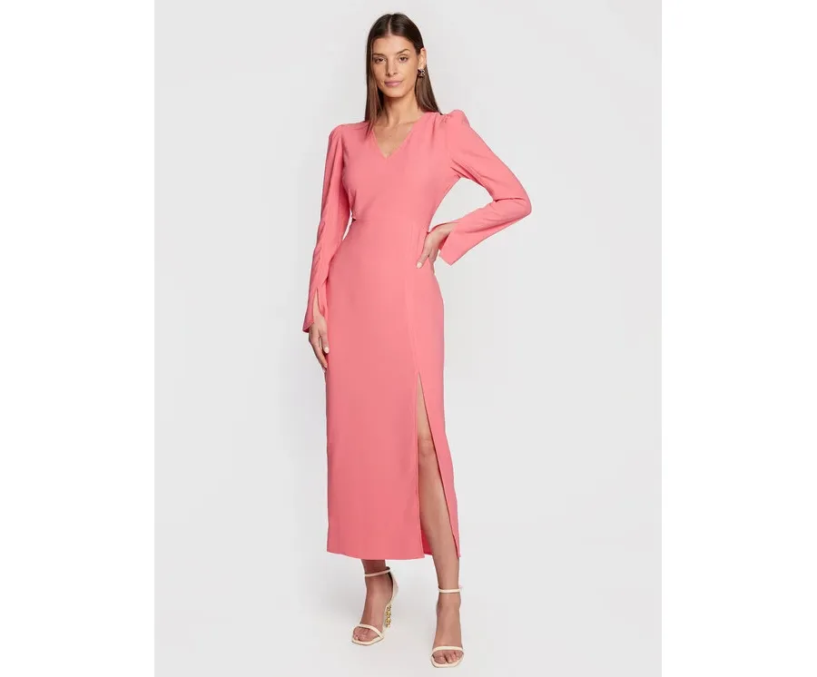 obrazek 1 Notes Du Nord Sukienka koktajlowa Oliana 12901 Różowy Slim Fit