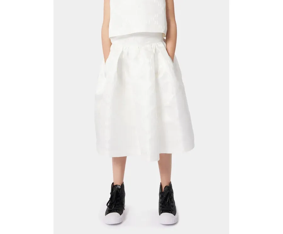 obrazek 1 Karl Lagerfeld Kids Spódnica Z30095 D Écru Regular Fit