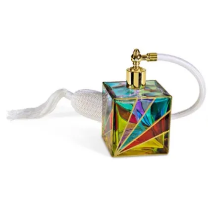 Zdjęcie Piękny pojemnik na perfumy z włoskiego szkła murano