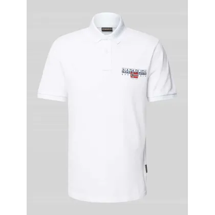 Zdjęcie Koszulka polo o kroju slim fit z nadrukiem z logo model ‘AYLMER’